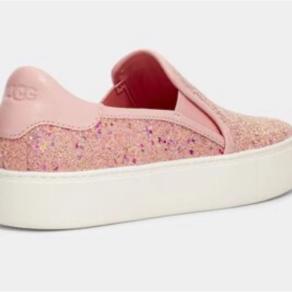 UGG PINK GLITTER JASS SLIP ON - Picture 4 of 5